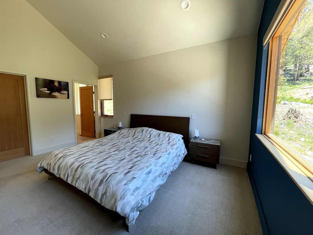 Master bedroom with king bed